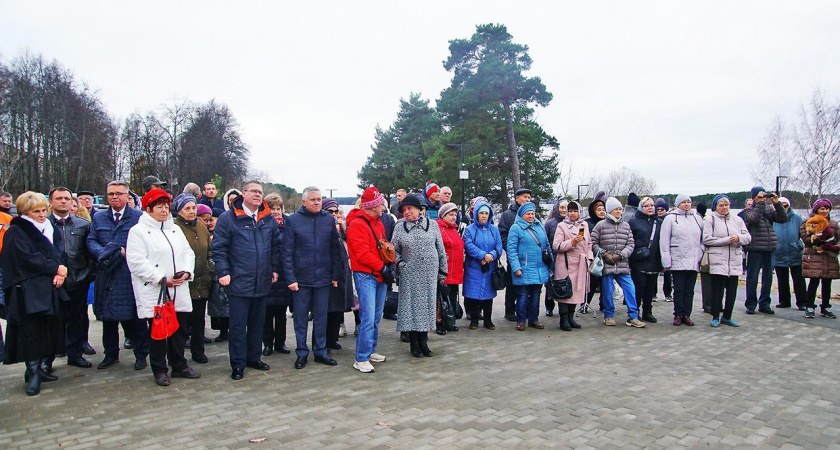 В Конаково торжественно открыли новую набережную Волги