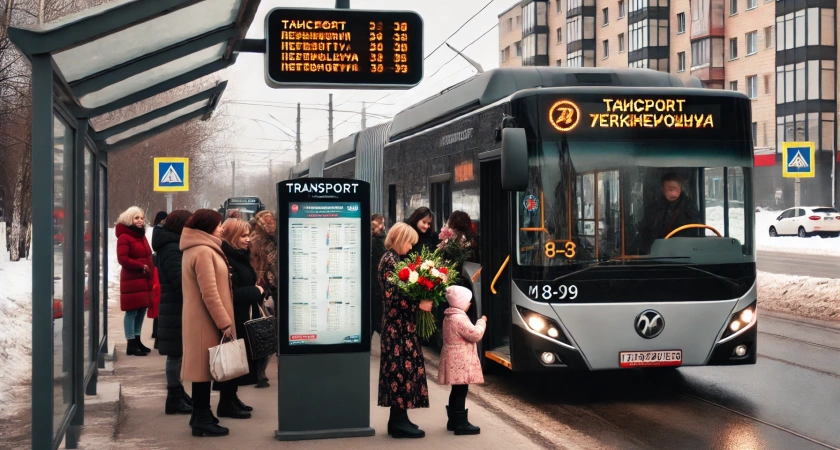 Стало известно, как будут работать автобусы в Тверской области 8 и 9 марта
