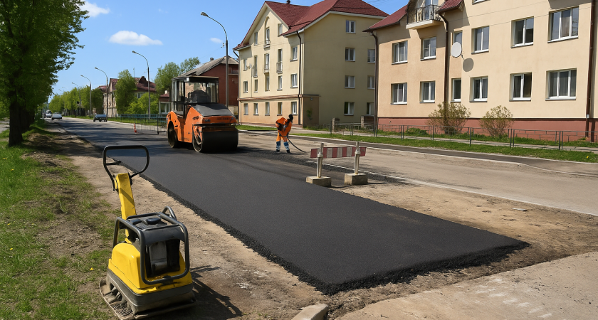 В Твери завершают благоустройство после ремонта теплосетей — работы идут на десятках улиц