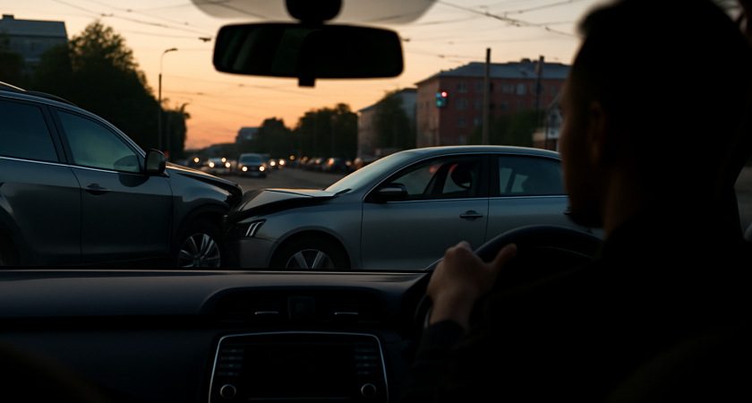 В Твери мужчина на авто таранил машину знакомой и избил жену: его дело отправили в суд