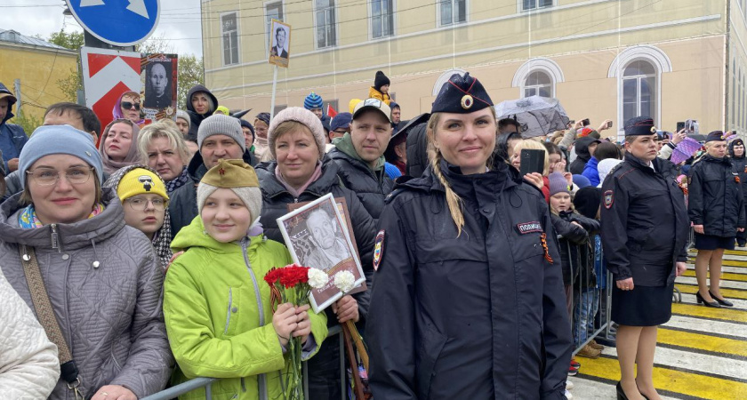 Полиция Тверской области обеспечила порядок на День Победы: ни одного нарушения за 267 мероприятий