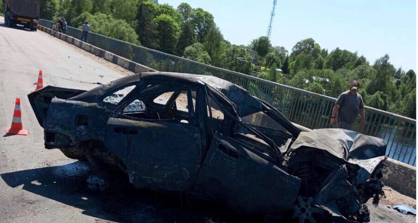 Фото к статье: В Калязинском округе столкнулись грузовик MAN и Chevrolet Lanos: есть погибший