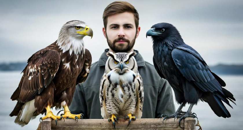 Орел, сова или ворон: этот тест мгновенно покажет, кто вы на самом деле