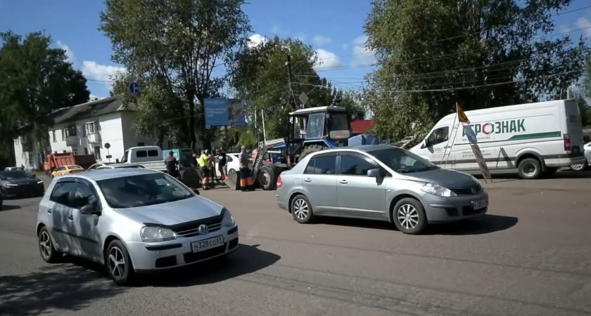 Ремонт Октябрьского проспекта в Твери: снят верхний слой асфальта