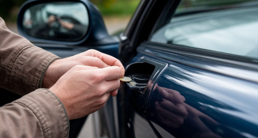 Монета под ручкой двери авто: новая уловка угонщиков или миф? Вот что делать при обнаружении