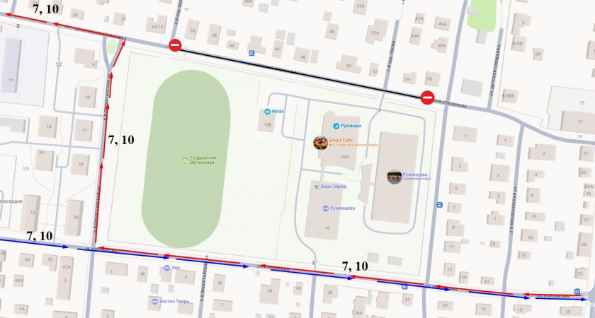 Почти на три месяца на улице Арсения Степанова в Твери закроют движение на ремонт