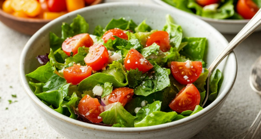 Никогда не оставляйте ложку в салате, когда ставите его для гостей: вот почему нельзя так делать 