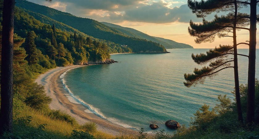 Приезжаю в Абхазию осенью - и бед не знаю: летом здесь делать нечего, зато сейчас красота: и море, и фрукты - полный релакс