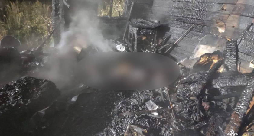 Пожар в заброшенном дачном доме подо Ржевом унес жизнь женщины