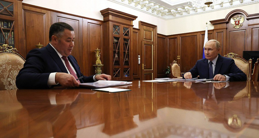 Путин назначил тверского губернатора Руденю полпредом в Северо-Западном федеральном округе