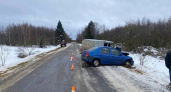 В Лихославльском районе Тверской области в столкновении на встречной полосе пострадало три человека