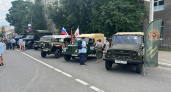 Тверь на маршруте «Дороги Мужества»: колонна исторической техники посетила город воинской славы