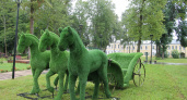 В городском саду Вышнего Волочка появился новый арт-объект