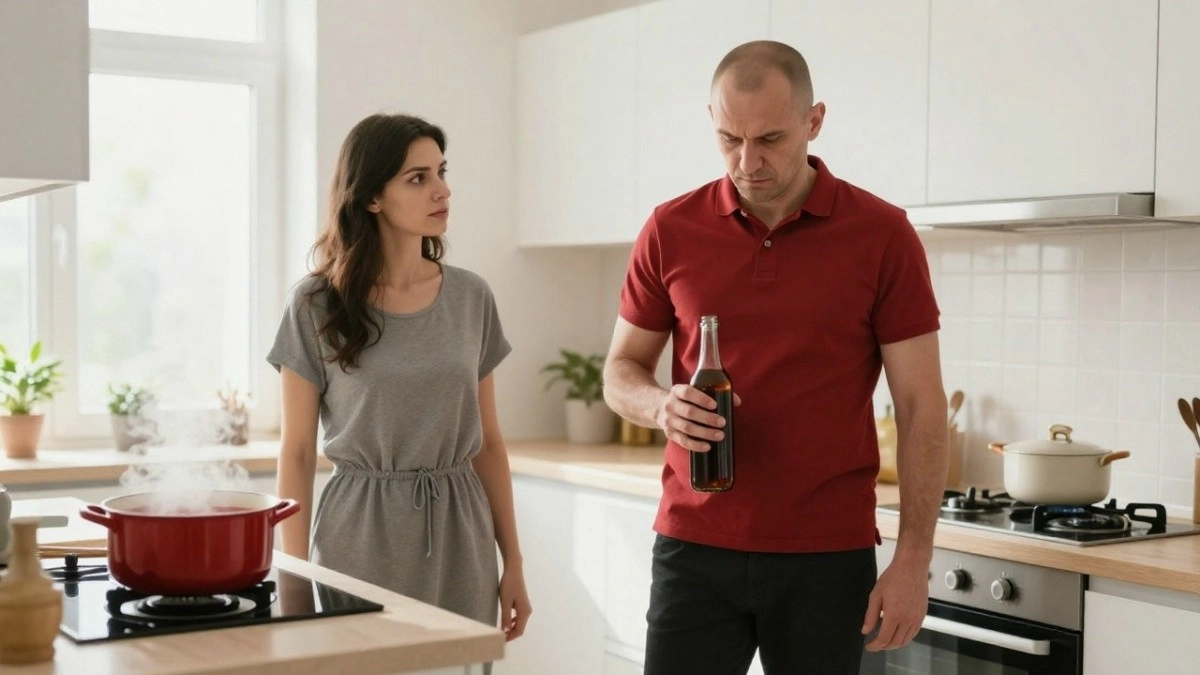 Семейный скандал в Красномайском со стеклянной бутылкой обернется для мужчины сроком