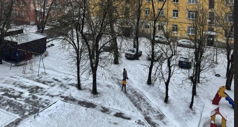 Зима вернулась: в Тверской области снегопад продлится почти двое суток